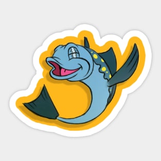 Cartoon fish Sticker